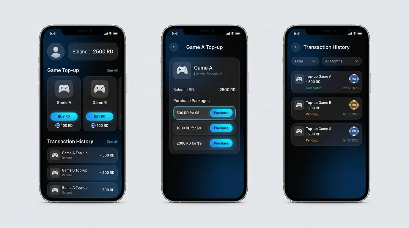 Top Up RD Official Plus — top up Royal Dream chip gold RD instan